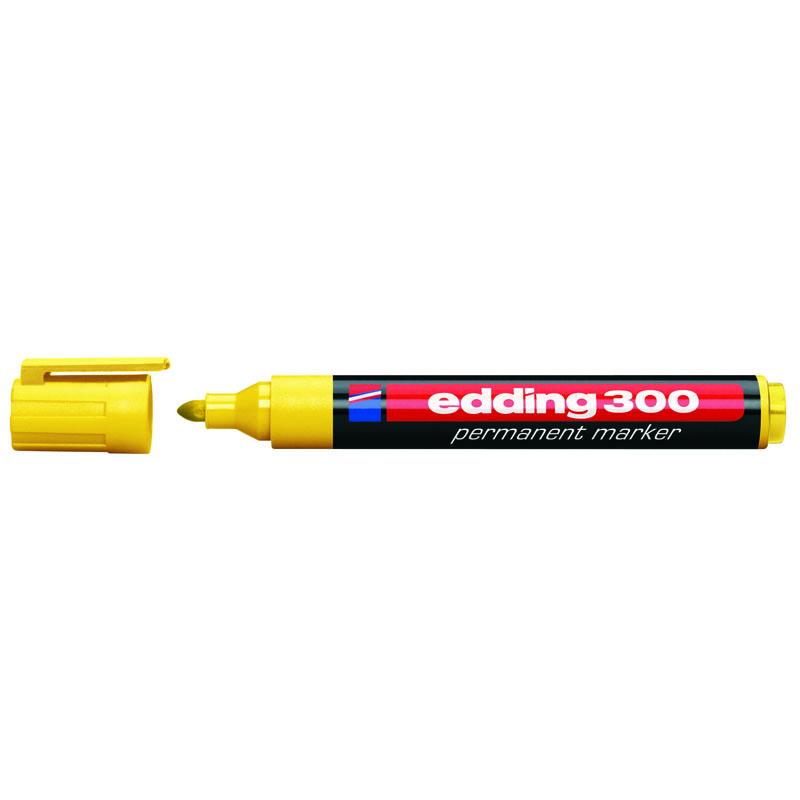 Маркер edding Permanent e-300/05, 1,5-3 мм круглий жовтий